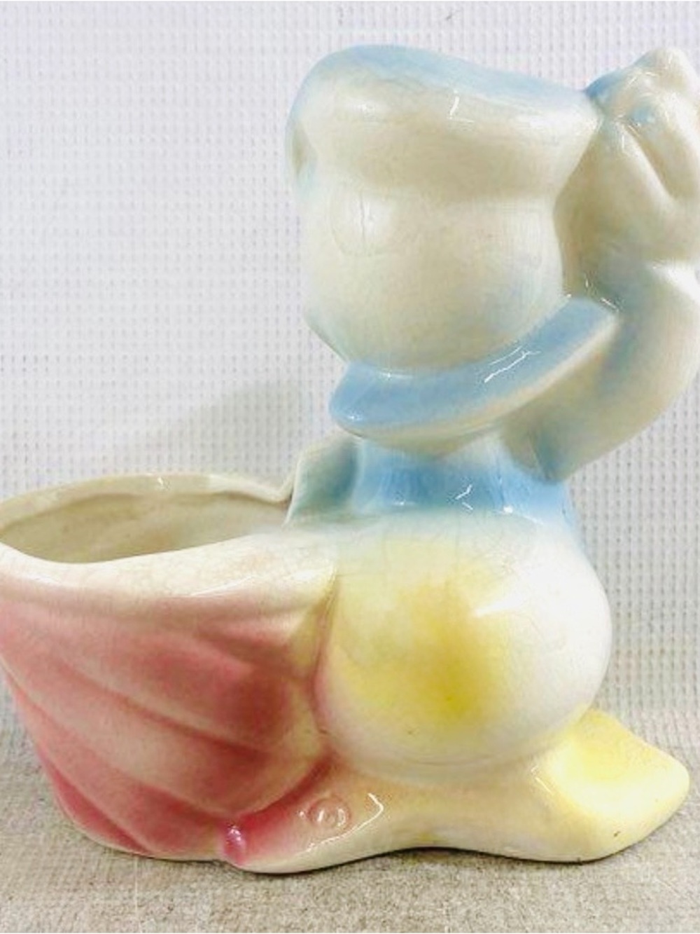 🌱 Sick of Mickey Mouse? Give This Vintage Donald Duck Planter a Home! (c. 1950) - Picture 2 of 4